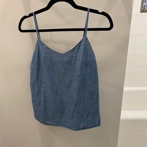 Jcrew factory chambray cami. Size 00. Worn twice.